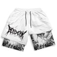 thumbnail image 2 of Pantalones cortos de gimnasio para hombre y mujer, Shorts deportivos de secado rápido con estampado 3D de Manga, 2 en 1, para verano, 2 of 5