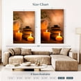 thumbnail image 4 of Elephant Stock Aromatic Spa Wall Art - Vertical Canvas Wall Art - Living Room Wall Decor - Wellness Canvas - Brown And Orange Decor - 32" x 48", 4 of 8