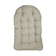 thumbnail image 2 of Sorra Home  Indoor Textured Egg Chair Cushion (Cushion Only) - 44 in x 27 in x 4 in Angel Khaki, 2 of 5