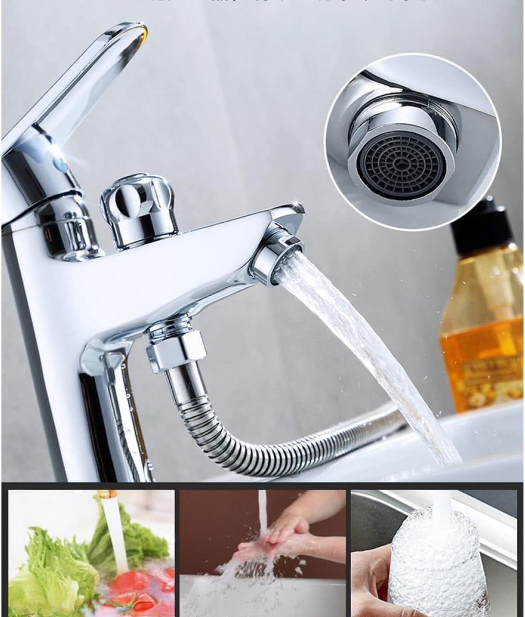Shower Faucet Bathtub Faucets Cold Dual- Tap Practical for Hotel Water Hot Bathroom Home Convenient Faucet Kitchen Restaurant Sink Laundry Household Outdoor Spigot Bathtub Faucet