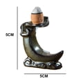 thumbnail image 2 of Incienso De Reflujo, Decoración Del Hogar, Soporte De Cono De Incienso De Reflujo De Cerámica Para Dormitorio, Yoga, Sauna seitruly HA043512-05, 2 of 6