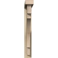 thumbnail image 2 of Ekena Millwork 4"W x 26"D x 30"H Merced Block Rough Sawn Bracket w/ Offset Brace, Douglas Fir, 2 of 25