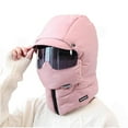 thumbnail image 2 of shoper Winter Windproof Full Cover Outdoor Riding Mask with Glasses, Winter Essentials Warm Hat with Scarf Balaclava Hat for Cycling, Camping, 2 of 3