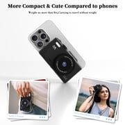 5K 75MP WiFi Vlogging Camera, 180 Degree Flip Screen, 18X Digital Zoom, 2 Batteries