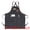 Black, variant on Unique Bargains Adjustable Long Waist Kitchen Apron with Pockets for People Black