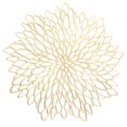 thumbnail image 1 of Moyic ¡Novedad de 2021! Posavasos con aislamiento hueco de PVC, alfombrillas para cuencos de mesa, decoración navideña para el hogar, mantel Mostrada Oro Moyic HA003859-02, 1 of 1