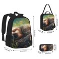 thumbnail image 2 of Balery Daisy Sleeping Sloth Mochila Escolar 3 en 1 para Niños - Mochila Resistente con Lonchera Térmica y Estuche - Mochila Escolar para Niños y Niñas, 2 of 7