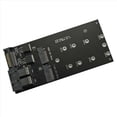 thumbnail image 3 of 2X Adaptador de Tarjeta de Conversión de SSD SFF-8643 U.2 A NVMe M.2 NGFF de 2 Puertos Adaptador de SSD SFF-8643 U.2 A NVME M2 NGFF de Doble Clave M, 3 of 5