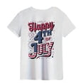 thumbnail image 4 of 4th of July Shirts for Men Independence Day Celebration Graphic Tee For – Short Sleeve T‑Shirt With Patriotic Artwork Comfortable Everyday Wear Print, 4 of 4