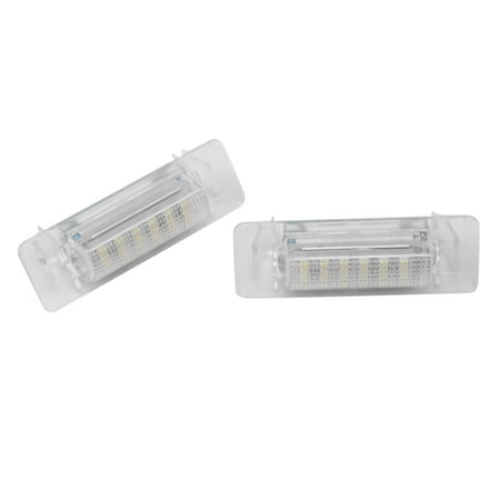

for W210 W202 E300 E55 C230 LED Number License Plate Lamp No Error 12V 6500K White License Light