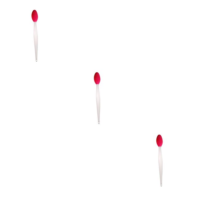 Qarigey Cepillo de labios exfoliante Cepillo de limpieza de nariz Labio de silicona de doble cara Type4 NO4