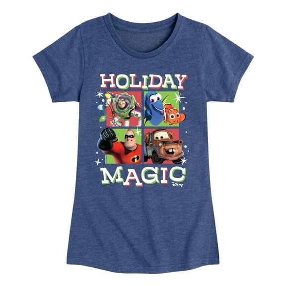 Toy Story - Holiday Magic - Toddler & Youth Girls Short Sleeve Graphic T-Shirt