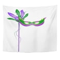 thumbnail image 1 of UFAEZU Masquerade Carnival Mardi Gras Mask White Brazil Party Rio Wall Art Hanging Tapestry Home Decor for Living Room Bedroom Dorm 51x60 inch, 1 of 1