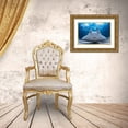 thumbnail image 3 of Gabriel, Barathieu 24x17 Gold Ornate Wood Framed with Double Matting Museum Art Print Titled - Take Off / Manta Airline, 3 of 4