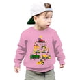 thumbnail image 1 of Chandail à Capuchon et Chandails en Molleton pour Filles Élégants Manches Longues Imprimé Lettre Col Rond pour Activités Automne et Hiver, 1 of 4
