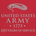 thumbnail image 3 of US Army 250 Years of Service T-shirt Military Veteran DD214 Patriot Men's Tee, 3 of 7