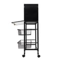 thumbnail image 3 of Modern Bread Rack Coffee Station Microwaves Rack Storage Rack Kitchen Organizer Shelf Rectangular, 3 of 13