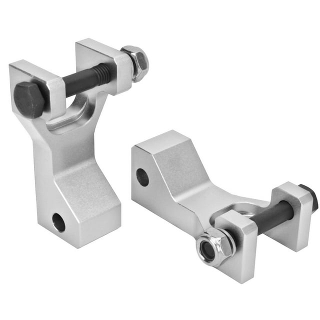 Bloc de Baisse avant ATV, Kit de Baisse avant ATV 2 Pcs Alliage d'Aluminium Fiable pour Réparation Argent