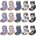 thumbnail image 1 of 1 caja de 30 dijes de gato en 5 colores, dijes para mascotas, pequeños dijes de aleación de esmalte, mini animales lindos, dijes para mascotas en blanco y negro., 1 of 6