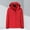 Red, variant on Jacenvly Rain Jacket Women Waterproof Windproof Removable Hood Zip Pocket Womens Winter Coats Lightweight Warm Fashionable Casual Coats Hiking Mountain Ski Outdoor Sports Jacket