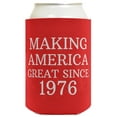 thumbnail image 4 of Birthday Gifts for 50th Birthday Making America Great Since 1976 24-pack Can Coolies Coolers, 4 of 8