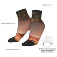 thumbnail image 6 of Fuzoiu Astronaut On Mars A Print Adult Socks, Crew Moisture-wicking Socks, Unisex Cushion Crew Socks,Casual Sports Ankle Socks, 6 of 7