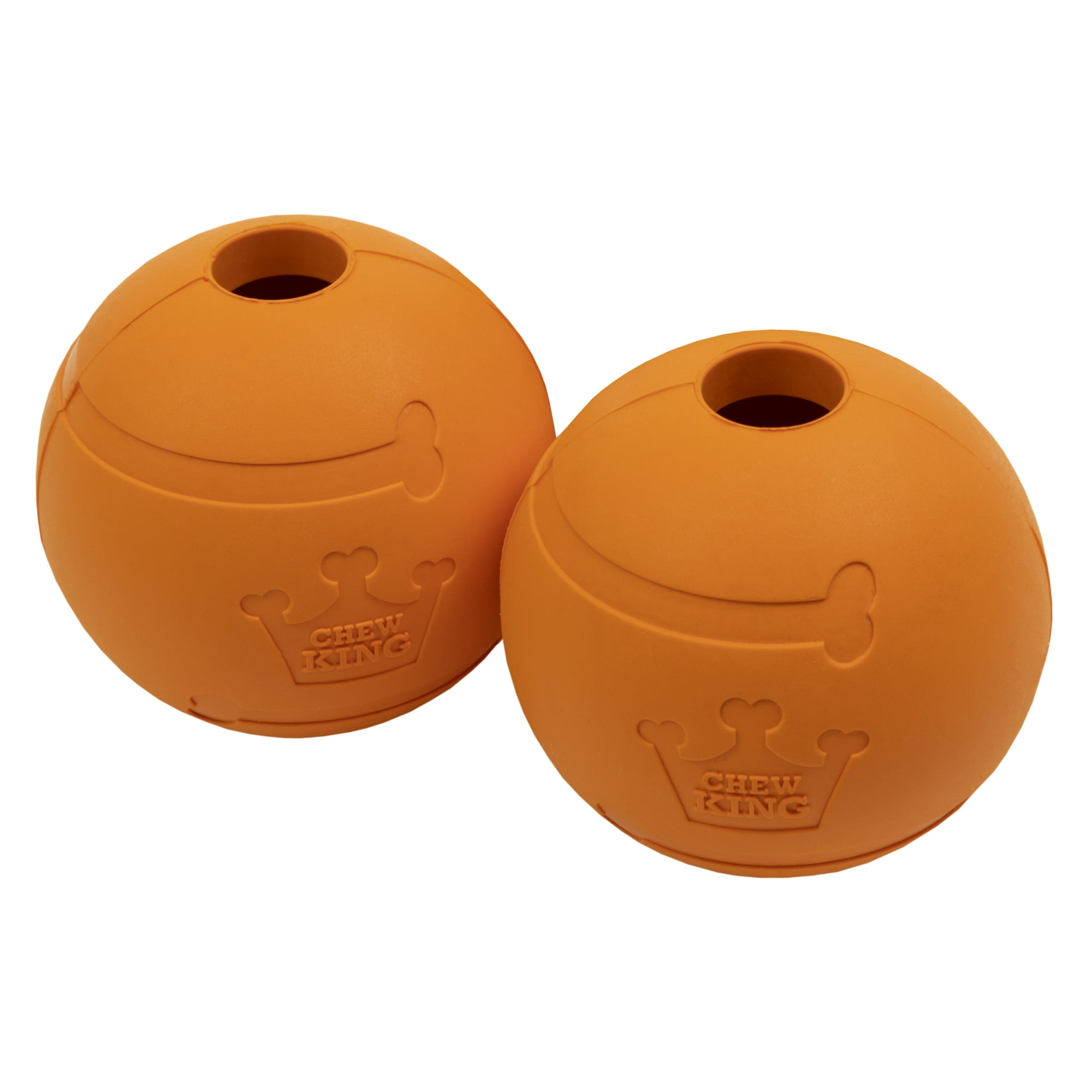 Chew King By Mammoth 3 Inch Bacon Flavor Rubber Balls