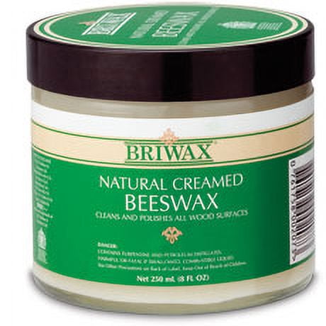Natural Creamed Beeswax, 8 oz.