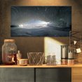 thumbnail image 1 of Baikal Lake Ice Macro Universe - Impression sur Toile Paysage, 1 of 3