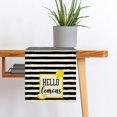 thumbnail image 4 of 2 Pcs Chemin de Table Rayé Citron Saisonnier Printemps Été Citron Lavable Nappe Hello Citron Lin Toile de Jute Chemin de Table pour Décoration Intérieure Extérieure Maison Fête, 72 x 13 Pouces, 4 of 7