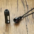 thumbnail image 4 of Collar con Colgante de tubo de acero Yuyangstore 48mm para cenizas Negro, 4 of 7