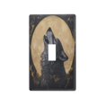 thumbnail image 2 of Switch Panel Switch Decoration 2.76x4.53x0.28 Inches Unused Outlet Cover Switch Plate Wall Plates Living Room Kitchen Bedroom Study Switches Gray Wolf under The Moon, 2 of 8