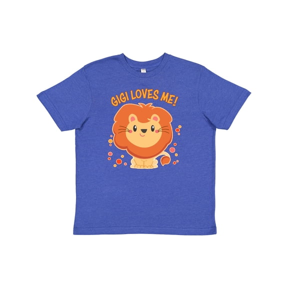 Inktastic Gigi Loves Me- cute lion Youth T-Shirt