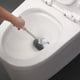 thumbnail image 3 of Escobilla de baño, bañera y mango largo, inodoro de plástico, barredora de inodoro de cerdas sólidas para limpieza de inodoro, limpieza profunda (gris), 3 of 5
