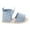 Blue, variant on Baby Star Print Toddler Sandals Breathable Sweat Proof Soft Sole Non Slip Summer First Walker Shoes, Black