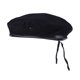 thumbnail image 1 of EeaseMX Sombrero de baile marinero negro, espectáculo de danza cuadrada, boinas de lana de cinco estrellas, estilo militar, 1 of 7
