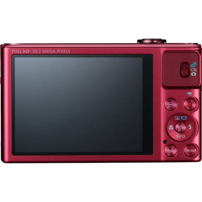 Canon PowerShot SX620 HS Compact Digital Camera (Red) with Canon PowerShot SX620 HS Compact Digital Camera (Red) with