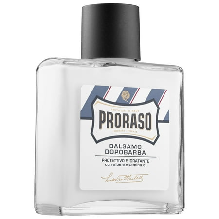 Proraso Men's Protective and Moisturizing After Shave Balm with Aloe & Vitamin E, 3.38