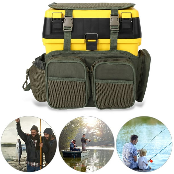 Fishing Backpack,Fishing Seat Box Backpack Fishing Seat Box Fishing Bag  Built for Professionals