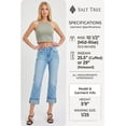 thumbnail image 3 of Risen Jeans - High Rise Ankle Straight Cuffed Jeans (25.5" - 29" Inseam) - RDP5580RT, 3 of 11