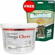 Omega Chews for Small to Medium Sized Dogs & Cats (150 Soft Chews)
