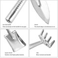 thumbnail image 3 of 3 Pieces Mini Garden Tools Set, Stainless Steel Shovel Rake Spade Gardening Kit Lightweight Hand Trowel Transplant Trowel Hand Rake for Loose Succulents Potted Flower Seedling Soil, 3 of 5