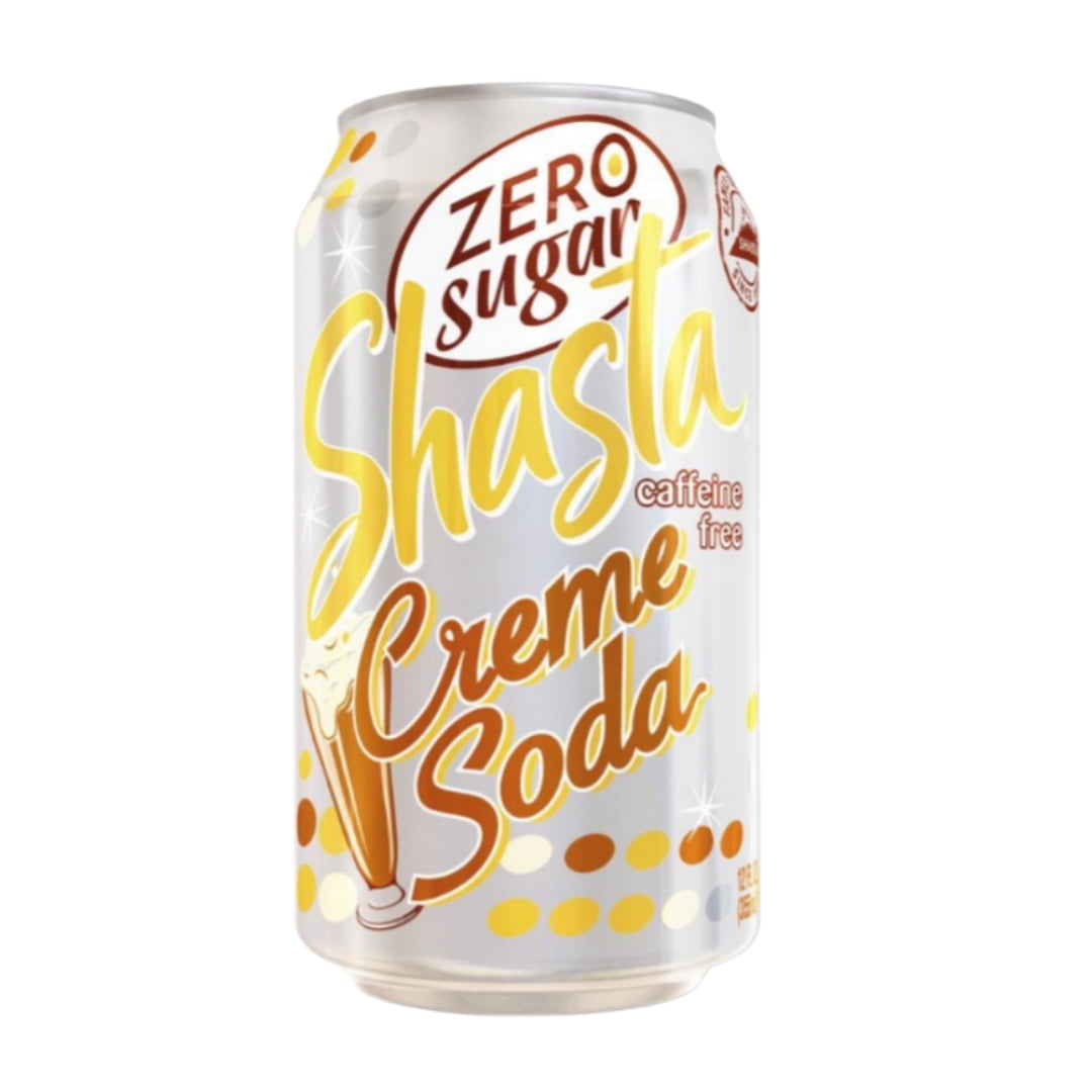 Shasta Zero Sugar Creme Soda - 24 Cans