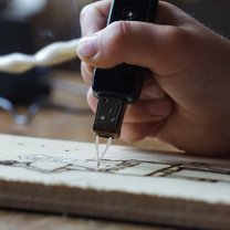 DEEPCRAFF 3Pcs Wood Burner Tips Pyrography Iron For Beginners Professionals Crafts Projects