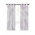 thumbnail image 7 of Pink Purple Tree Branches Blackout Curtains for Bedroom, Farmhouse Nature Botanical Thermal Insulated Kitchen Drapes with Grommets, Light Blocking Window Treatment, 2 Panels 52" x 84", 7 of 7