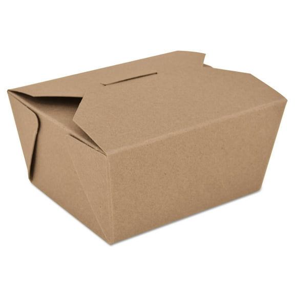 SCT ChampPak Retro Carryout Boxes, Kraft, 4-3/8 x 3-1/2 x 2 1/2, Brown