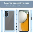 thumbnail image 3 of Case for Galaxy A56 5G,Galaxy A56 5G Case,Transparent TPU+PC Acrylic Protective Military Grade  Heavy Duty Protection Phone Case for Samsung Galaxy A56 5G (Blue), 3 of 16