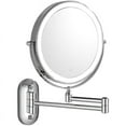 thumbnail image 3 of Jinsinto Wall Mounted Makeup Mirrors Lighted Magnifying Mirror, Swivel Extendable, for Bathrooms and Family, 3 of 5