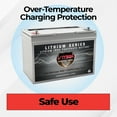 thumbnail image 6 of VMAX LFP22-1255 Lithium Nominal Voltage 12.8 Volts 55ah Deep Cycle Battery with BMS for Outdoor Portable Power (Group 22NF - 704Wh - 9"L x 5.5"W x 8.2"H - 15.5LBS), 6 of 8