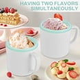 thumbnail image 1 of SUSTEAS Ice Cream Maker & Popsicle Maker Dual-Cup Design DIY Flavors Add Fruits, Powdered Sugar, And Other Mix-Ins Simple Preparation Process Perfect For Gatherings, Parties, And Sharing Portions, 1 of 7